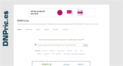 Desktop Screenshot of dnpric.es